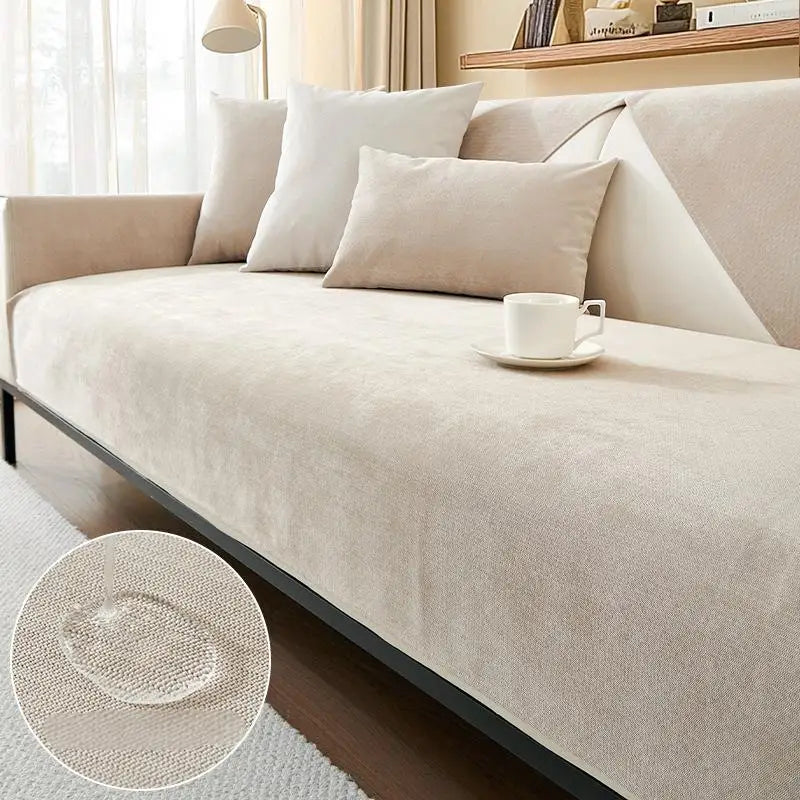 Non-slip sofa seat cover water-repellent and scratch-resistant Bowlift