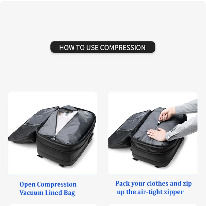 BowLift | Vacuum Compression Ultimate Travel Backpack