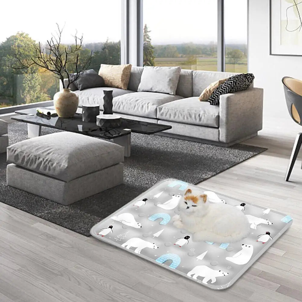 BowLift | FrostPaws Cooling Mat for Dogs & Cats | Reusable & Filled with Gel | For Summer & Travel | PVC