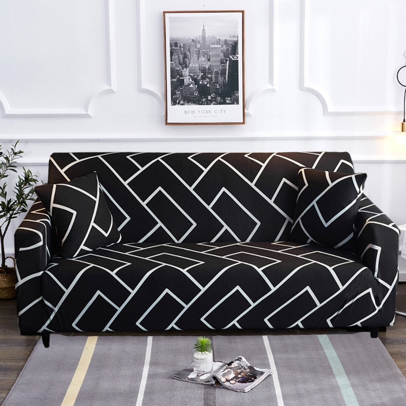 Modern Non-slip Colorful Elastic Sofa Cover | Bowlift