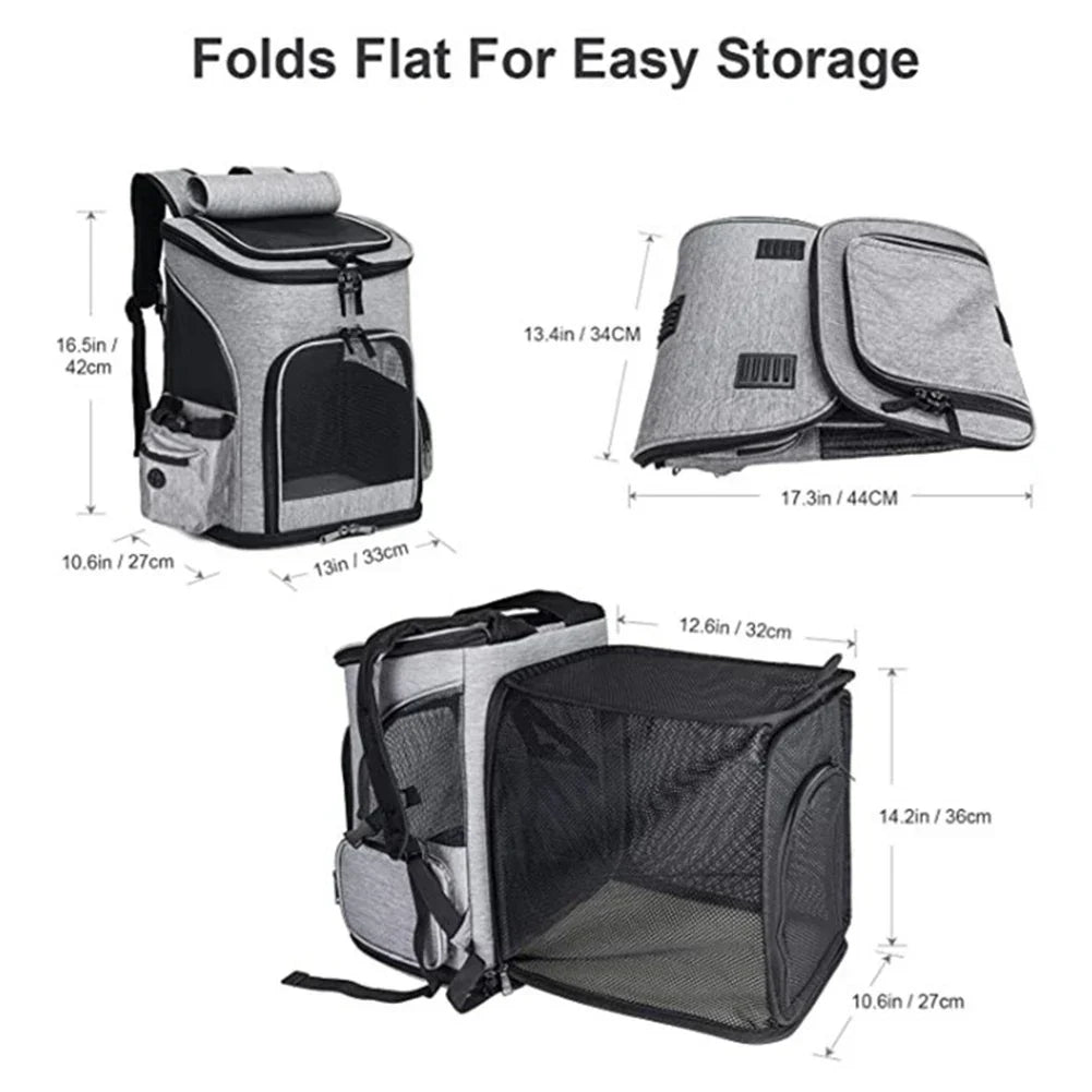 BowLift | Pet Travel Breathable Expandable Backpack