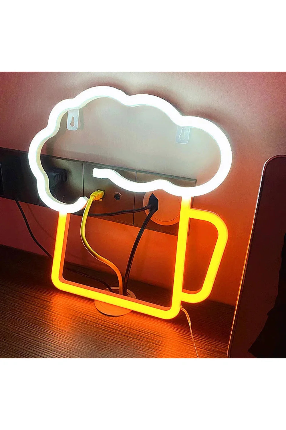 Beer Glass Neon Light