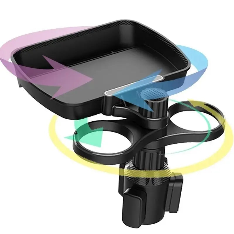 BowLift | Expandable Multifunctional Car Snack Table Cup Holder