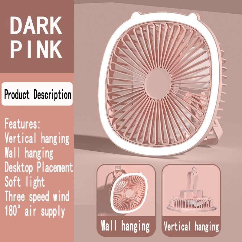 BowLift | Compact Easy Mini Night Lamp USB Air Cooler