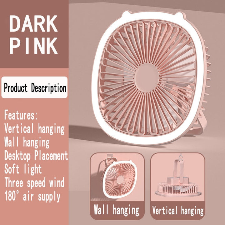 BowLift | Compact Easy Mini Night Lamp USB Air Cooler