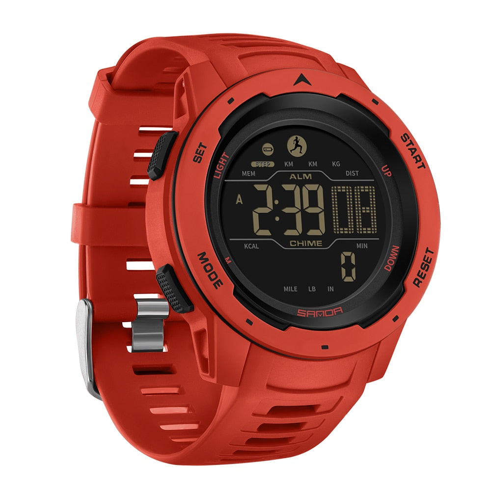 BowLift | Waterproof Military Pedometer Digital Watch
