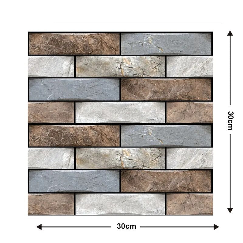 BowLift | 3D Wall Brick Pattern Decal