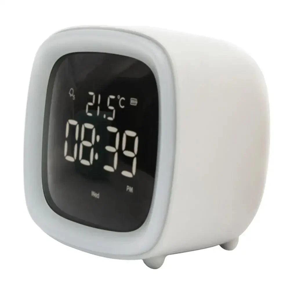 BowLift | Cartoon Bunny LED Alarm Clock with Night Light – Rechargeable, Cute Digital Display for Kids & Bedrooms