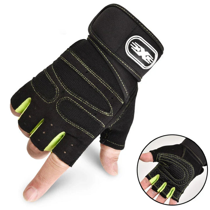BowLift | Shock-Resistant and Supportive Gym Gloves - FitFlex