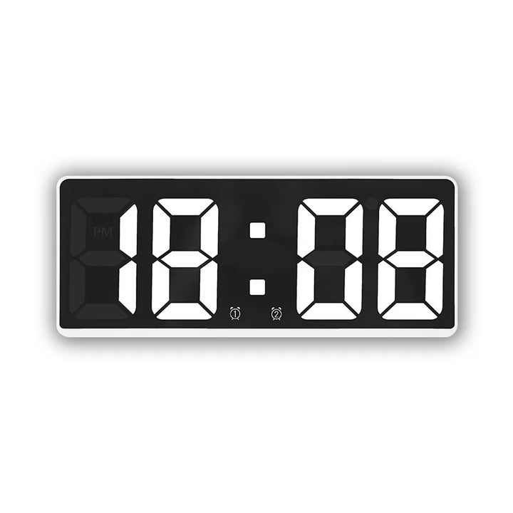 VoiceSnooze LED Clock – Stylish Alarm Clock with Night Mode Bowlift