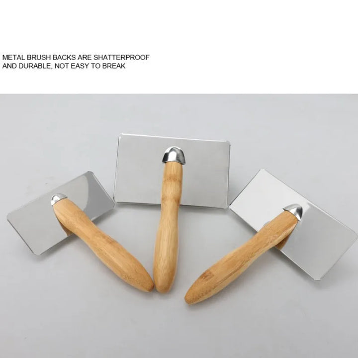 BowLift | PuroPetz Dog & Cat Brush Made of Solid Wood | Stainless Steel Comb | Removes Undercoat & Tangles | Soft Coat Care & Massage