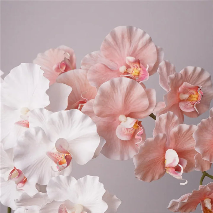 9-headed artificial Phalaenopsis flower