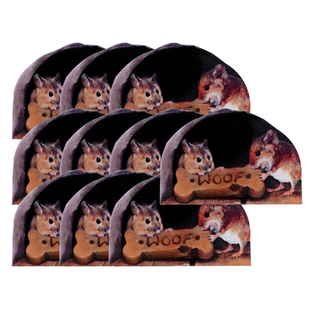 BowLift | 3D Mouse Hole Funny Wall Stickers