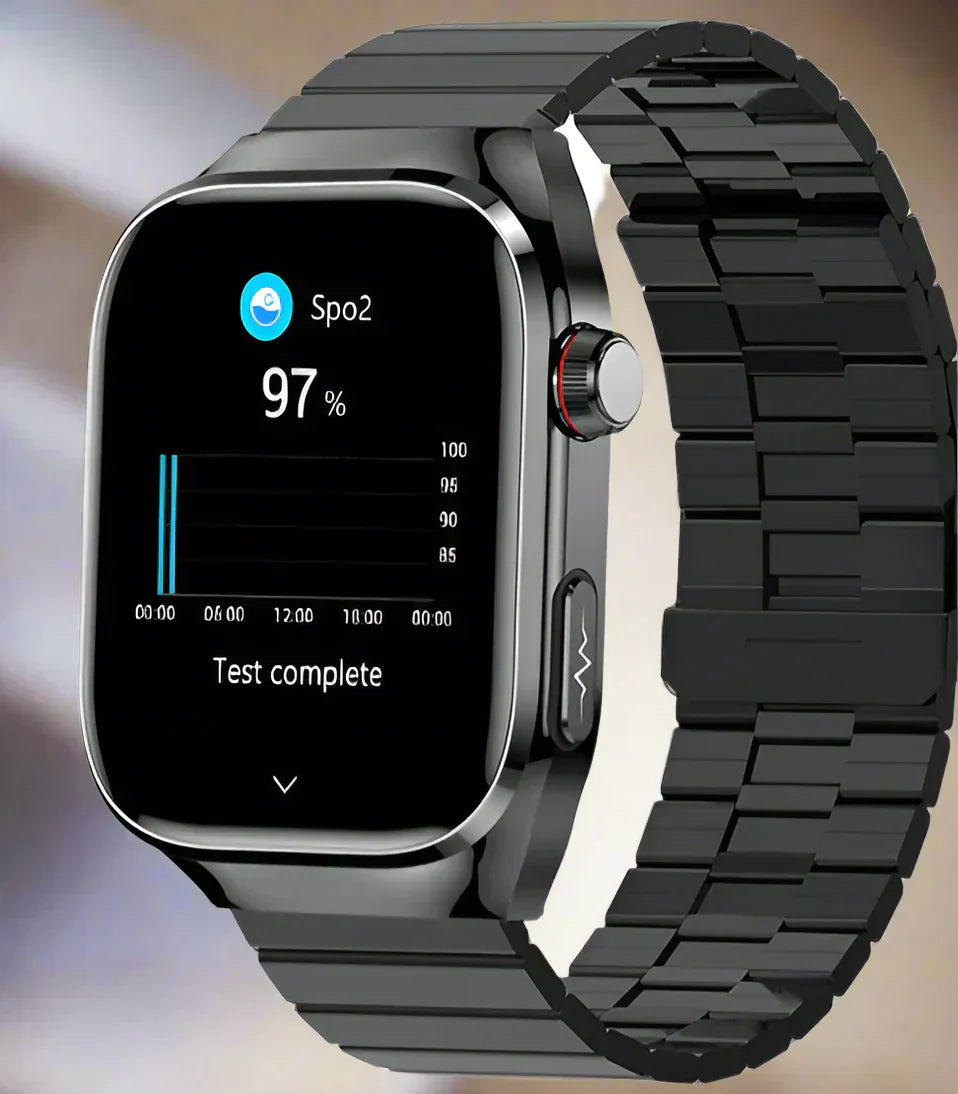 BowLift | Advanced Health Smartwatch with ECG, Blood Glucose Monitoring, 2.04-Inch AMOLED Display – Waterproof Fitness Tracker