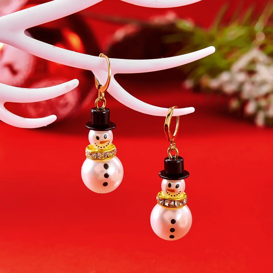 BowLift | CrystalChill | Shiny Snowflake Earrings
