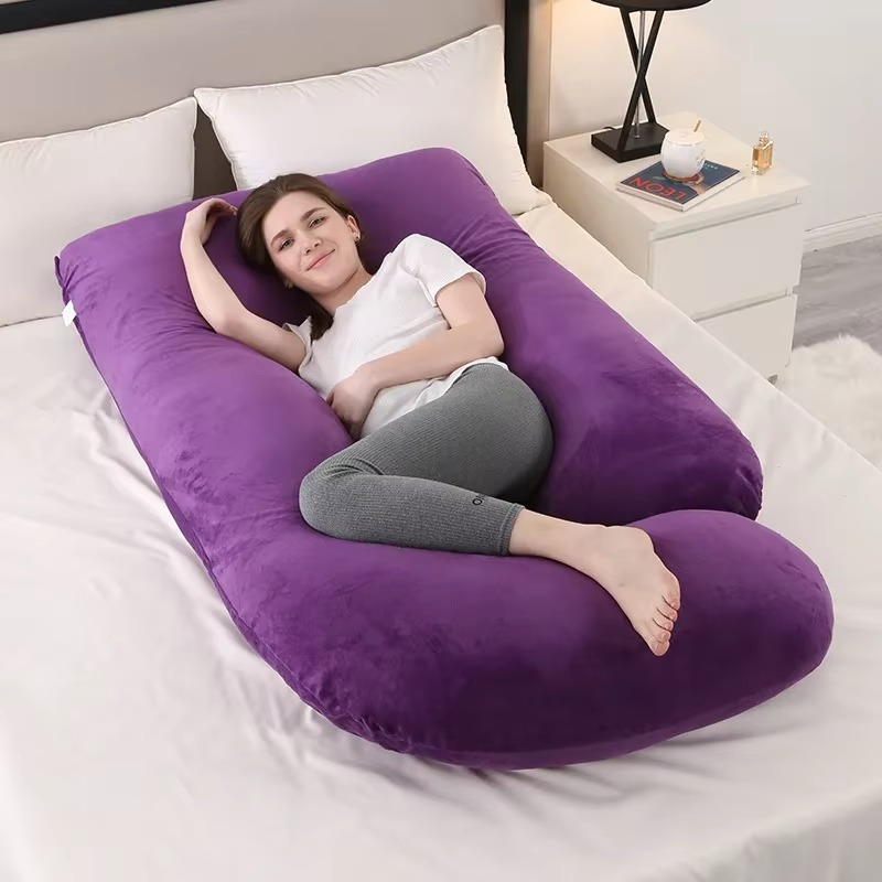 BowLift | J-Shaped Maternity Support Pillow for Side Sleeping and Breastfeeding