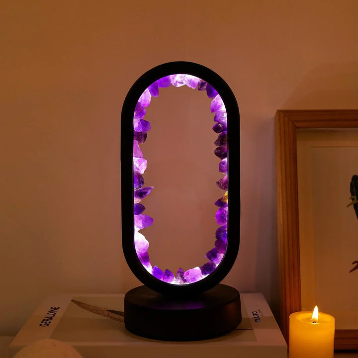 Améthystique – Elegant Natural Crystal Lighting Bowlift