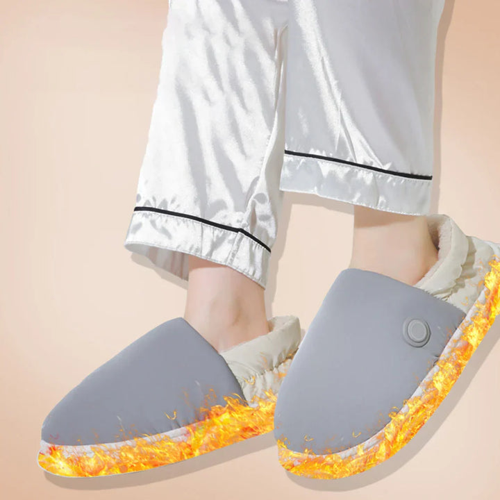 BowLift | WarmStride - Thick heated house shoes