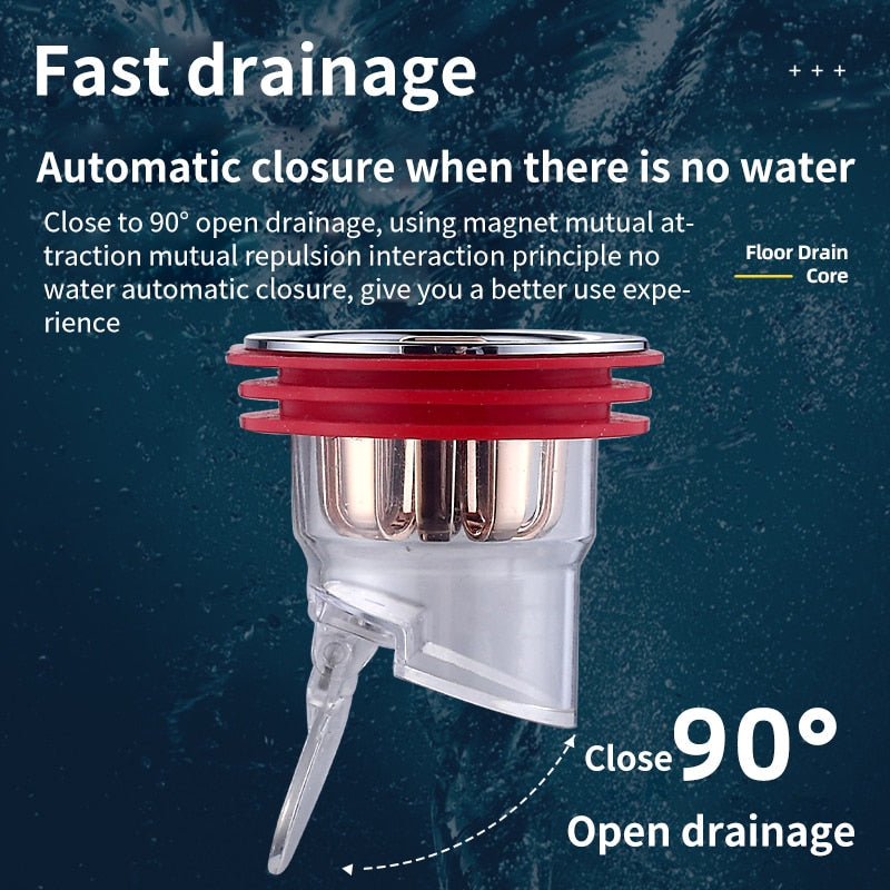 BowLift | Safe Bathroom Universal Anti Odor Drain Filter Plug