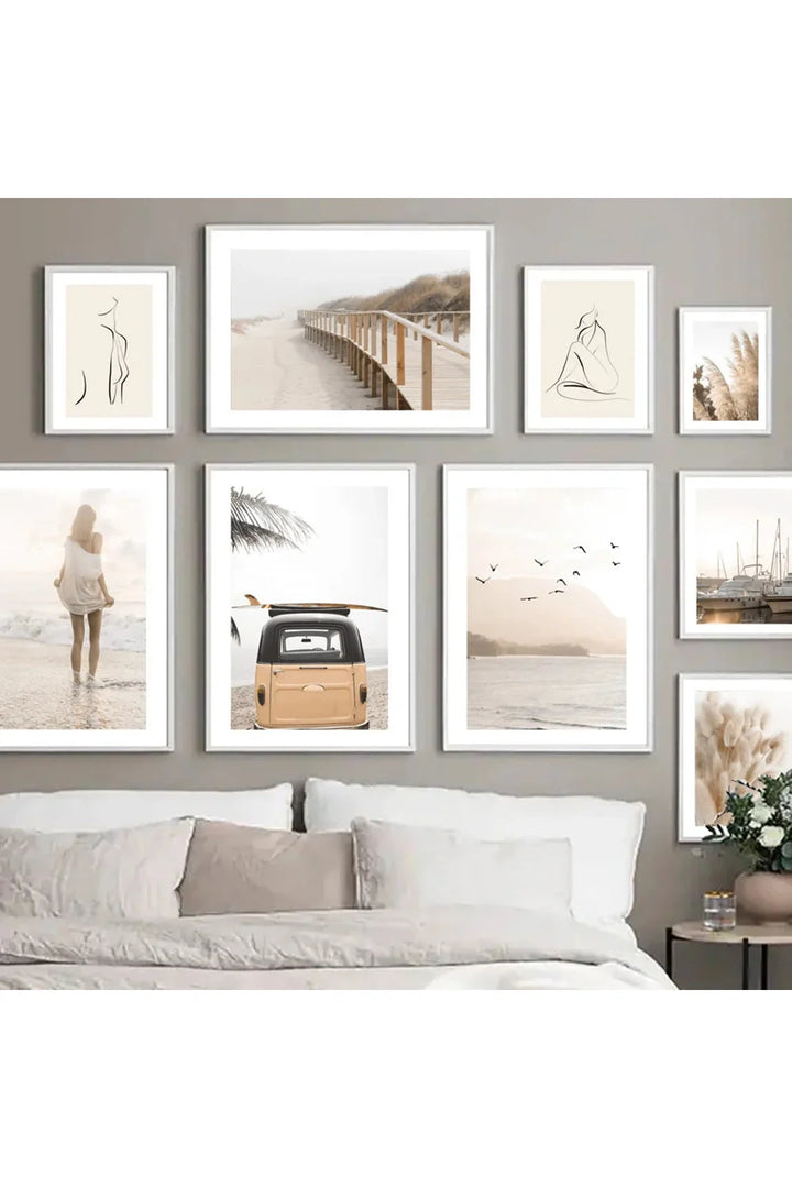 Surf & Travel Canvas Poster | Bowlift