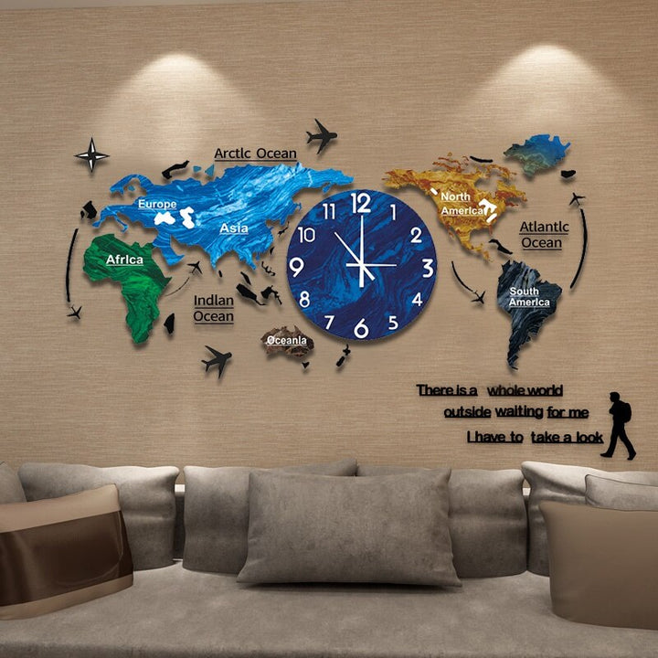 BowLift | Artsy Time Unique Acrylic 3D DIY Wall Clock