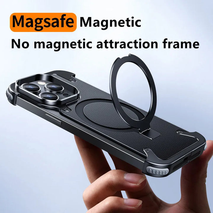 BowLift | Magnetic Shockproof Metal Bumper Magsafe iPhone Case