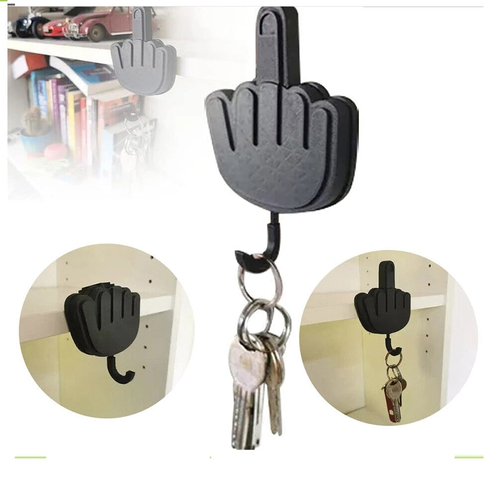 BowLift | Middle Finger Wall Key Hook