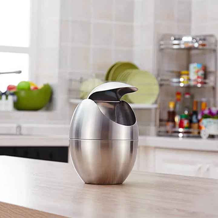 LuxBin Mini Trash Can made of Stainless Steel Bowlift