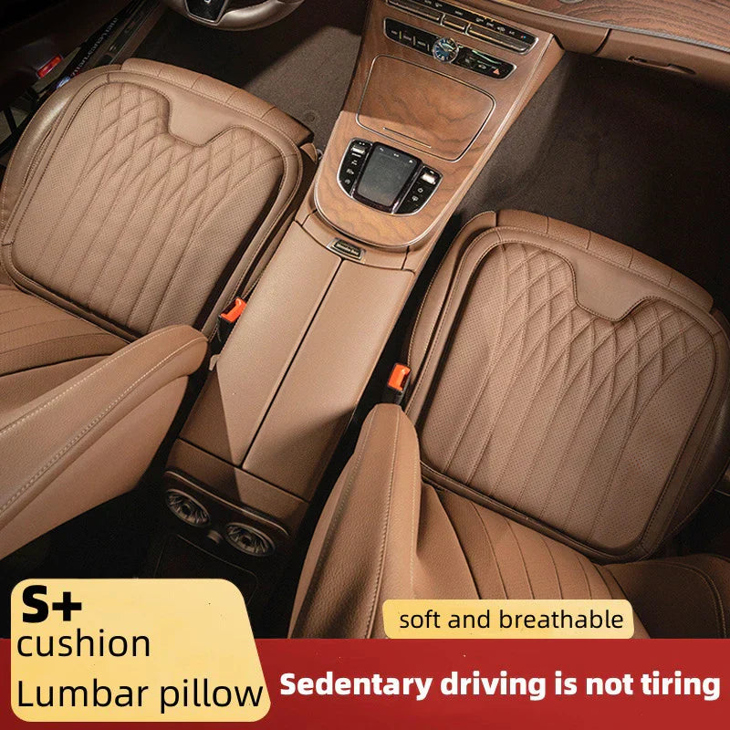 BowLift | Leather Breathable Comfy Premium Car Seat Cushion