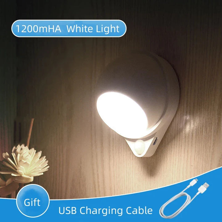 BowLift | Intelligent LED Night Light GlowMate 360 | 360° Rotatable | Motion Sensor | USB Rechargeable