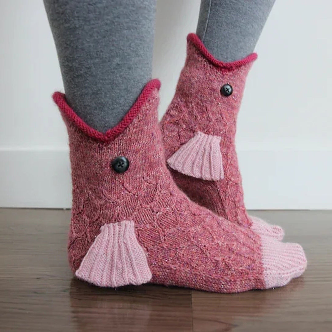 BowLift | Crocodile Bite Knitted Socks