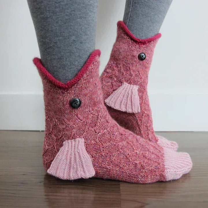 BowLift | Crocodile Bite Knitted Socks