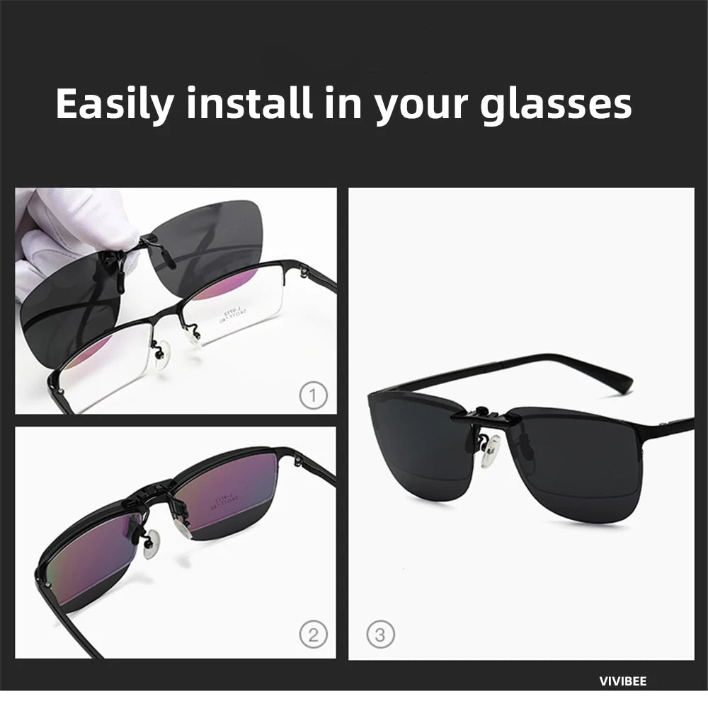 Clip-On Sunglasses polarized UV400 | Bowlift