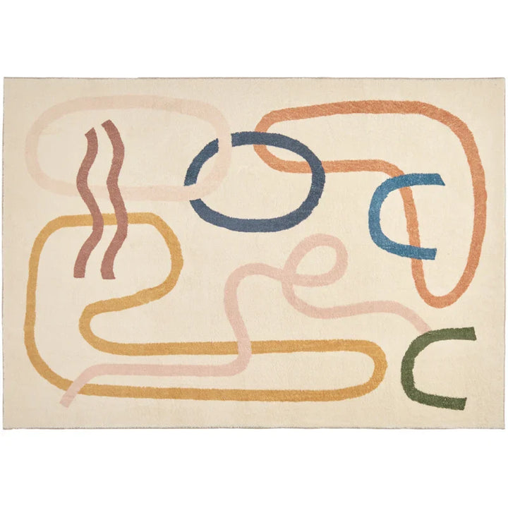 BowLift | Japanese Minimalist Large Area Rug Soft Fluffy Nonslip for Living Room and Bedroom