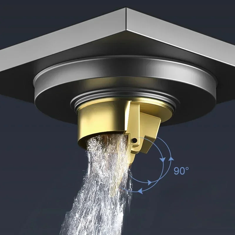 AquaShield Square Stainless Steel Floor Drain Bowlift