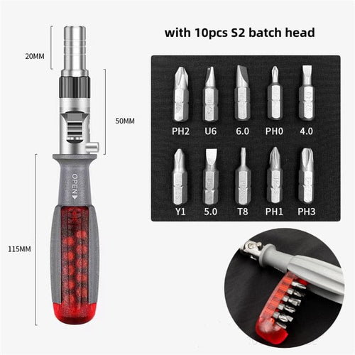 BowLift | Ratchet Master Multi-Angle Foldable Screwdriver Set