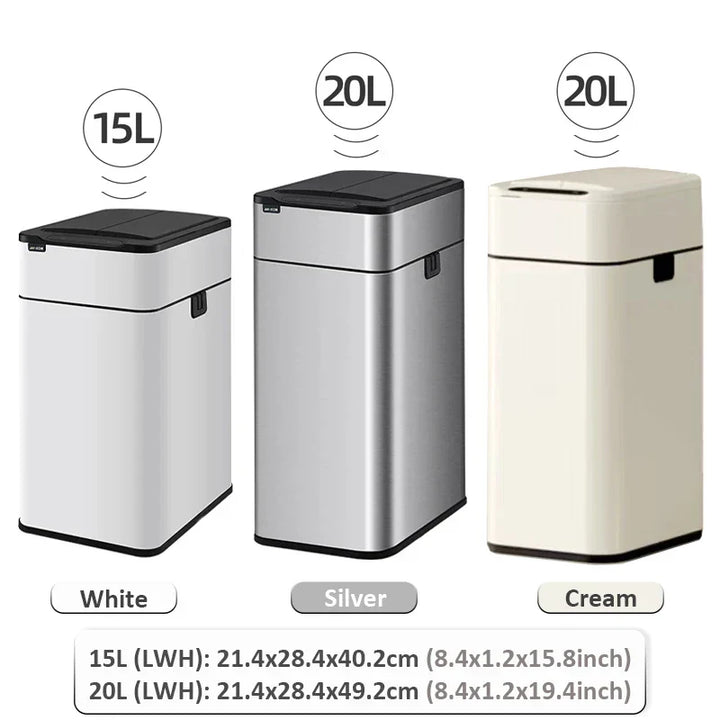 BowLift | Smart Stainless Steel Automatic Sensor Trash Bin