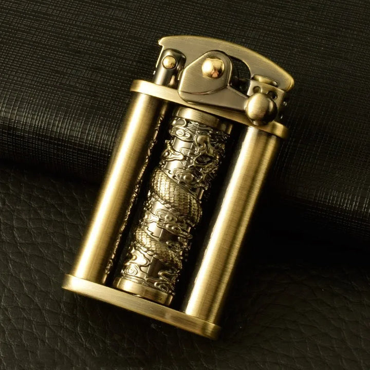 BowLift | Eco Flame Vintage Brass Kerosene Lighter