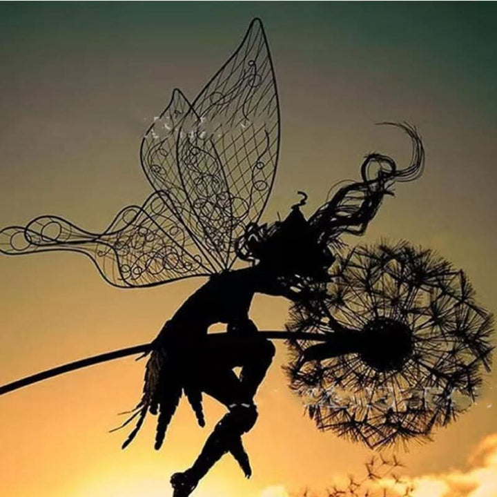 BowLift | Metal Fairy Garden Sculpture Outdoor Lawn Decor