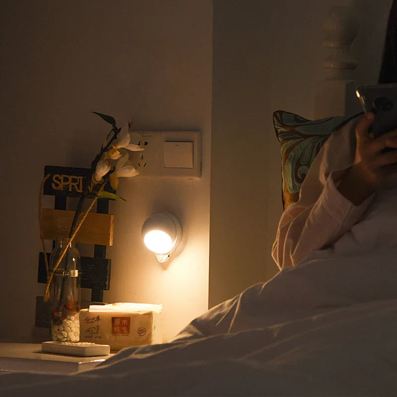 BowLift | Intelligent LED Night Light GlowMate 360 | 360° Rotatable | Motion Sensor | USB Rechargeable