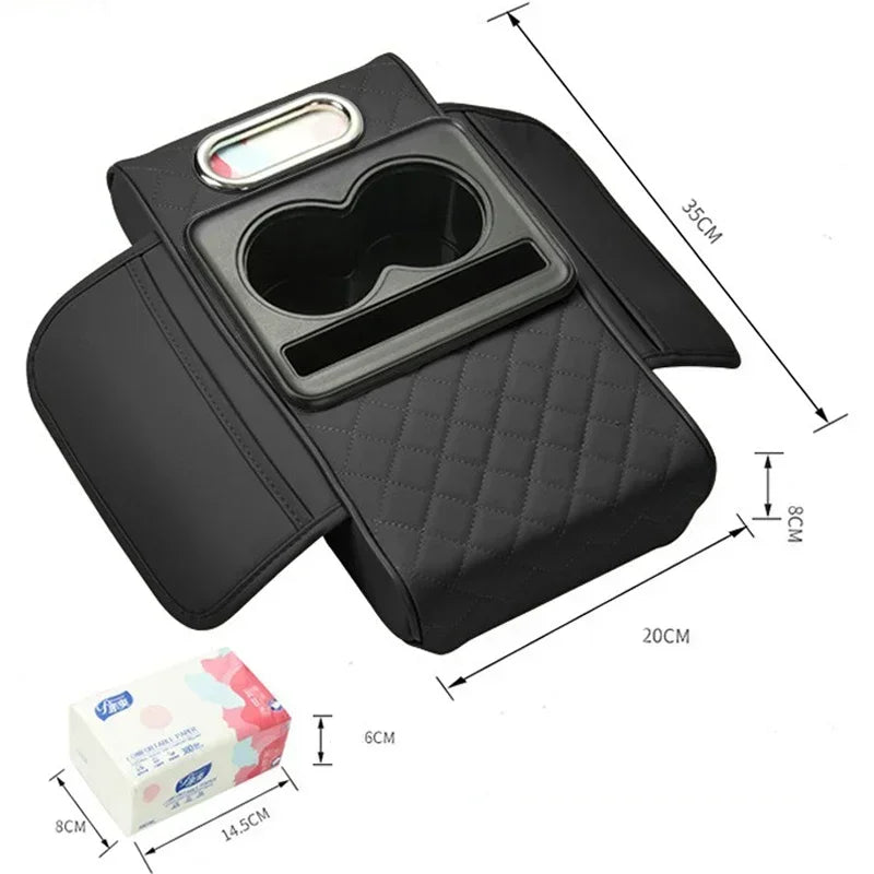 BowLift | Console Craft Multi-Pocket Car Armrest Pad