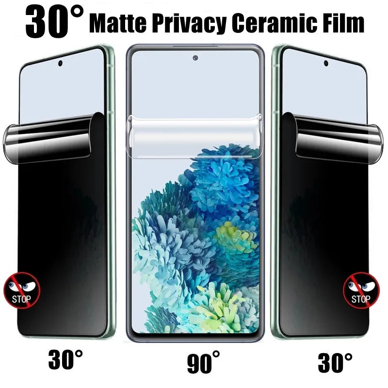BowLift | Matt ceramic privacy screen protectors for Samsung