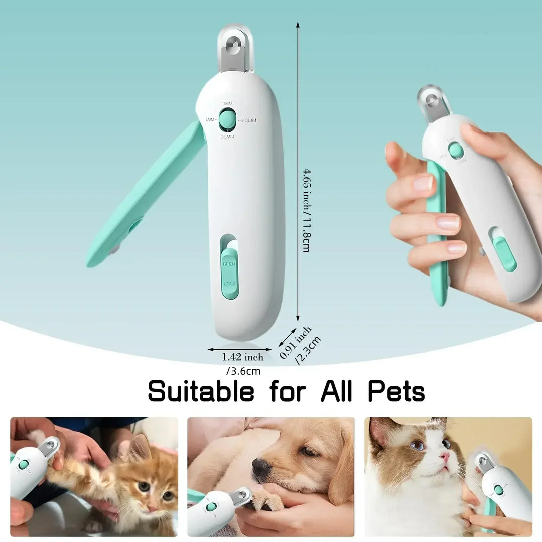 BowLift | TrimPaws Nail Clipper for Dogs & Cats | Adjustable Opening | For Small & Large Pets | Professional Grooming at Home