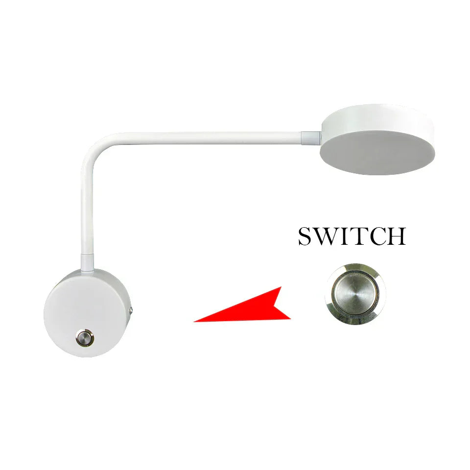 NordicGlow - Adjustable LED Wall Lamp for Modern Interior Bowlift