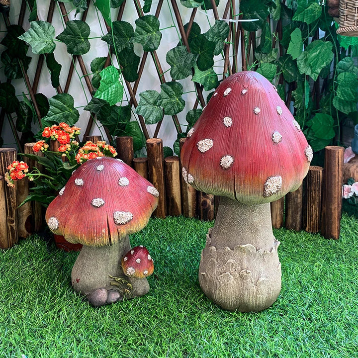 BowLift | Outdoor Fairy Mushroom Resin Garden Decor