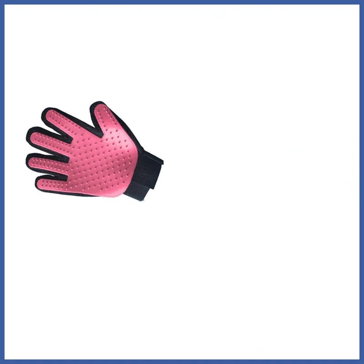 BowLift | Fur Care Glove PawLiss TouchGlove | 5-Finger Massage Glove for Dogs & Cats | 23.2×17.2 cm | TPR & Mesh | Left or Right