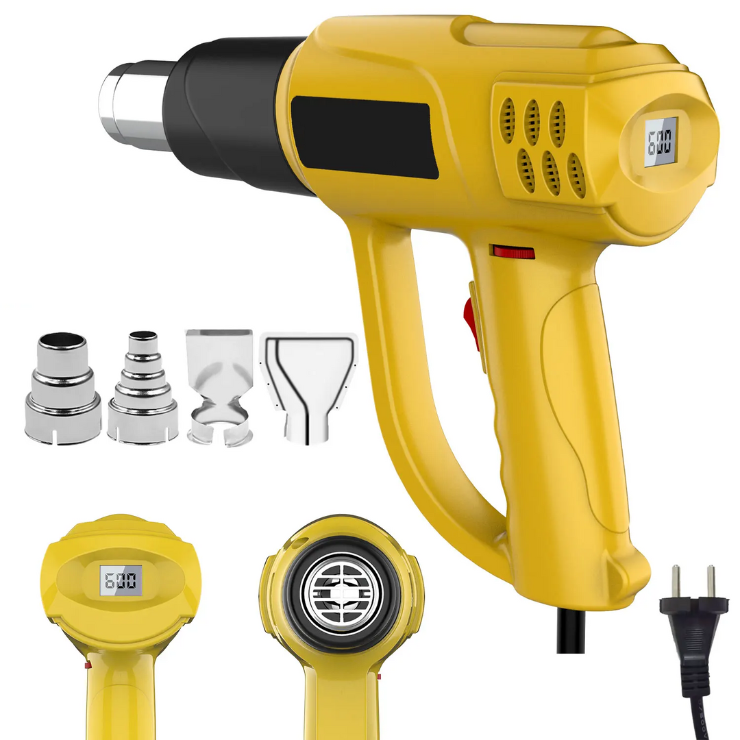 BowLift | 2000W Industrial Electric Heat Gun with Digital LCD Display Adjustable Temp – ProTherm
