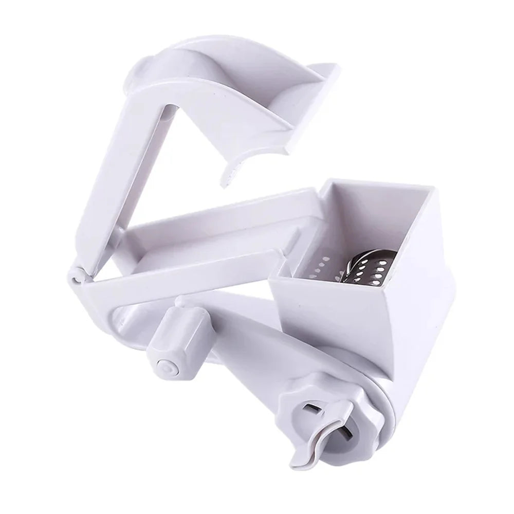 BowLift | RollaGrate Cheese Grater | Manual Drum Grater with Crank | Stainless Steel & ABS | For Cheese, Nuts & Chocolate