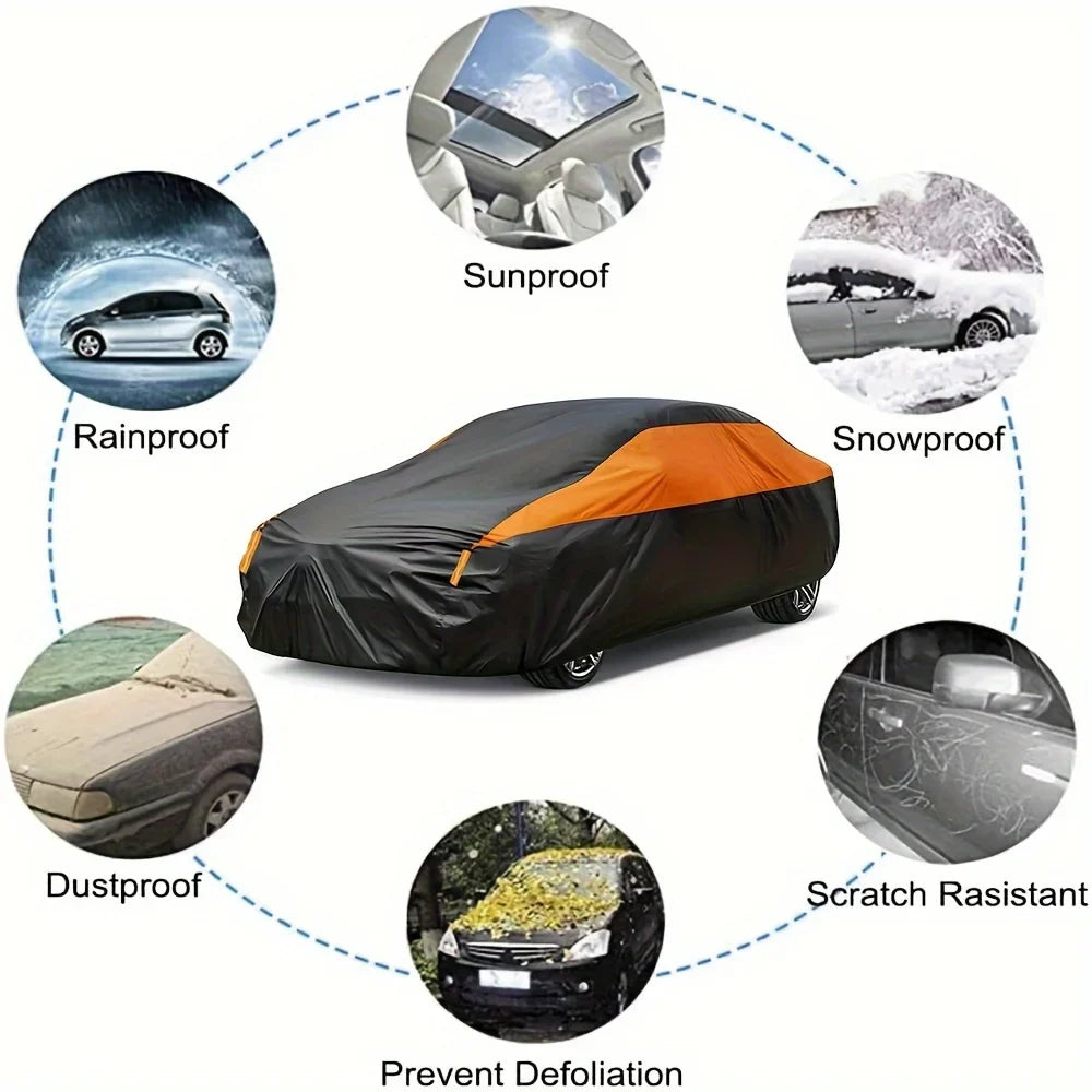BowLift | Car cover CARVION | Waterproof & UV protection | For SUV & Sedan | 190T Polyester
