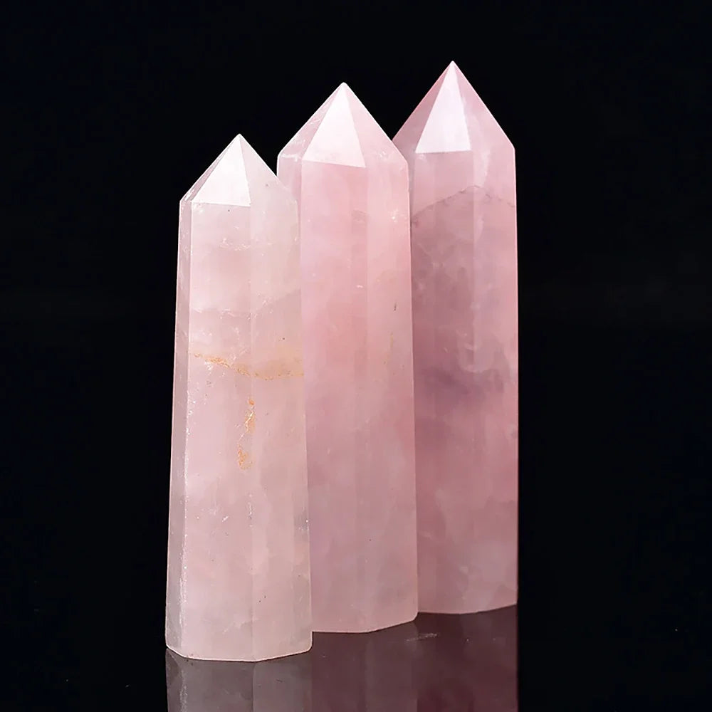 BowLift | Crystal Obelisk Elaria | Natural Stone Healing Stone | For Meditation & Reiki | 4–8 cm